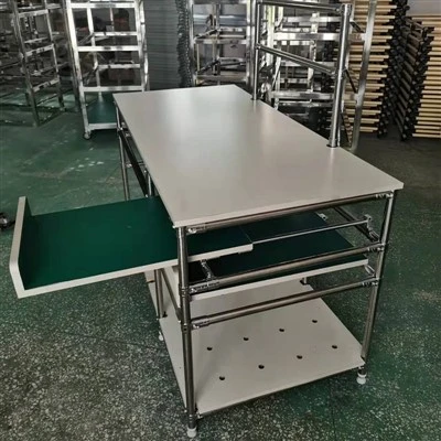 Banco de trabajo de tubo de acero